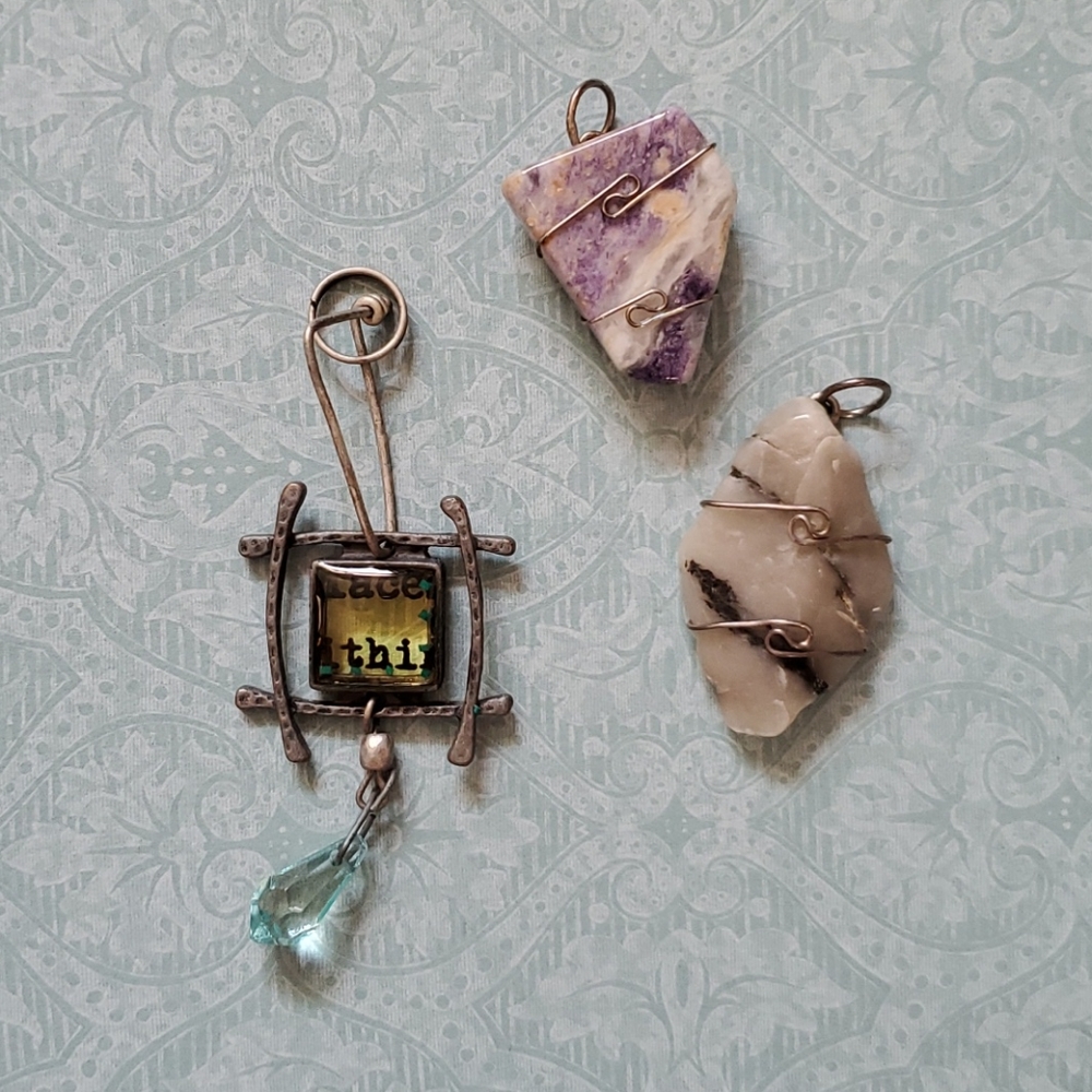 Three pendants